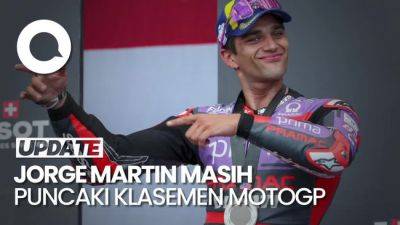 Jorge Martín - Klasemen MotoGP 2024: Martin Teratas, Bagnaia Kedua - sport.detik.com