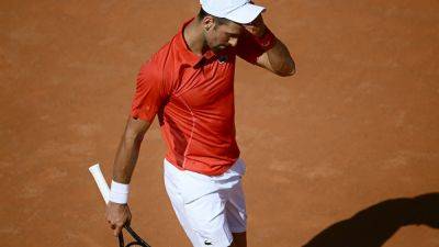 Carlos Alcaraz - Roland Garros - Novak Djokovic - Corentin Moutet - 'Concerned' Novak Djokovic To Undergo Scans As Rome Exit Follows Bottle Drama - sports.ndtv.com - France - Italy - Chile