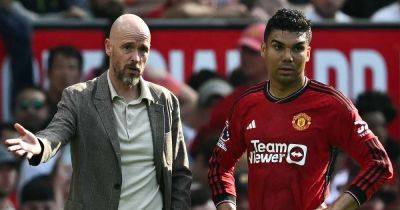 Erik ten Hag explains why Casemiro started at centre back for Man United and gives Amad verdict