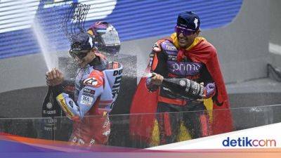 Valentino Rossi - Marc Marquez - Francesco Bagnaia - Jorge Martín - Enea Bastianini - Hasil di Le Mans Bikin Dall'Igna Lebih Sulit Tentukan Tandem Bagnaia - sport.detik.com
