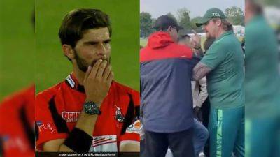 Eoin Morgan - Shaheen Afridi - Paul Stirling - Shaheen Shah Afridi - Watch: Fan Abuses, Misbehaves With Pakistan's Shaheen Afridi In Ireland, Security Does This - sports.ndtv.com - Ireland - Afghanistan - Pakistan - Uganda