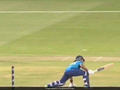 Watch: Ball Crashes Into Stumps But Sri Lanka Star Survives In Bizarre Incident - sports.ndtv.com - Scotland - Sri Lanka
