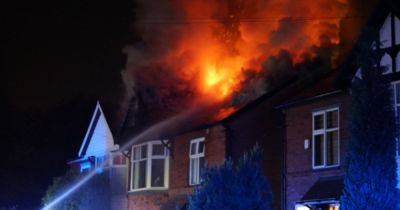 Police make arson arrest after evidence of cannabis farm found at Stockport home where blaze broke out