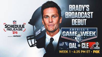 Tom Brady - Deshaun Watson - Joe Flacco - Exclusive: Cowboys will face Browns in Week 1 to mark Tom Brady's FOX Sports debut - foxnews.com - county Brown - county Bay