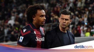 Massimiliano Allegri - Thiago Motta - Joshua Zirkzee - Bologna Lolos ke Liga Champions, Motta dan Zirkzee Bertahan? - sport.detik.com