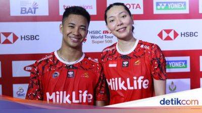 Dejan Ferdinansyah - Thailand Open 2024: Lolos 16 Besar, Dejan/Gloria Fokus Perbaiki Hasil - sport.detik.com