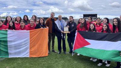Cultural collide as Palestinian women's team take on Bohs in 'historic' friendly