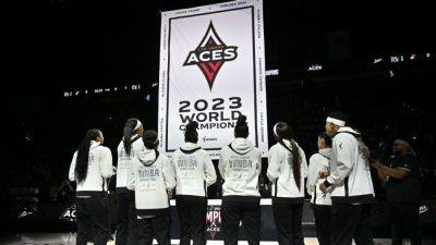 Aces honored with rings, raise 2nd WNBA championship banner - ESPN
