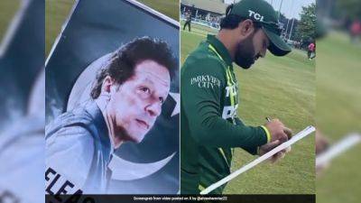 Shaheen Afridi - Mohammad Rizwan - Pakistan Star Cricketer Mohammad Rizwan Signs On 'Release Imran Khan' Photo. Internet Reacts - sports.ndtv.com - Ireland - Pakistan