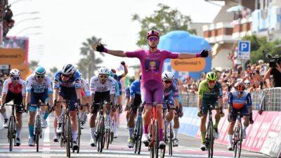 Tadej Pogacar - Milan beats Merlier on the line to win Giro stage 11 - channelnewsasia.com - Belgium - Italy - Colombia