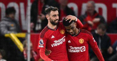 Bruno Fernandes - Anthony Gordon - Alexander Isak - Lewis Hall - Kobbie Mainoo - Rasmus Hojlund - Manchester United player ratings as Amad and Bruno Fernandes excellent vs Newcastle - manchestereveningnews.co.uk - county Gordon