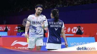 Hasil Thailand Open 2024: Rinov/Pitha Menang Dua Gim Lagi