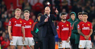 Man United boss Erik ten Hag booed by fans as he made passionate Old Trafford speech