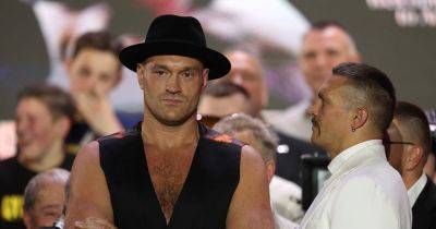 Tyson Fury refuses to face-off with Oleksandr Usyk and sends 'prayer' message