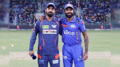 Rohit Sharma - Kl Rahul - MI vs LSG LIVE Score Updates, IPL 2024: Mumbai Indians, Lucknow Super Giants Aim To End Dismal Campaigns On Winning Note - sports.ndtv.com - India