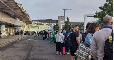 Live Birmingham Airport updates as huge queue forms outside