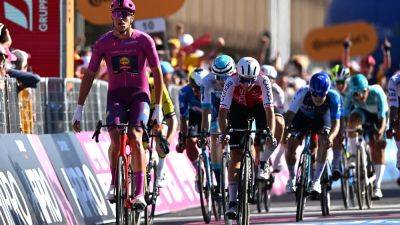 Tadej Pogacar - Geraint Thomas - Fernando Gaviria - Pogacar remains in Giro control as Milan takes third stage win - rte.ie - Italy - Uae - Poland - Ireland