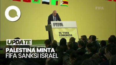 Gianni Infantino - Federasi Sepakbola Palestina Minta Bekukan Israel, FIFA Jawab Begini - sport.detik.com - Israel