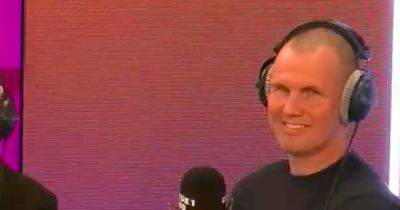 Smirking Kenny Miller clamps Celtic fan on air as Rangers hero swerves troll job after THAT red card call