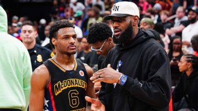 Bronny James - Bronny James says the winner of a 1-on-1 game with his father LeBron James remains 'to be determined' - foxnews.com - Usa - Los Angeles