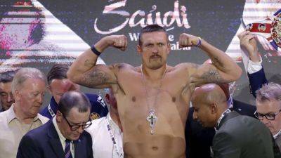 Francis Ngannou - Usyk's promoter says wrong weight was announced, fighter is lighter - channelnewsasia.com - Ukraine - Saudi Arabia