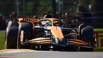 Max Verstappen - Charles Leclerc - Carlos Sainz - Lando Norris - Oscar Piastri - Piastri handed three place grid drop at Imola - channelnewsasia.com - Italy - Australia - county Miami