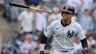 Juan Soto - Mike Trout - Albert Pujols - Mike Stobe - Juan Soto accomplishes career-firsts after launching two long homers into Yankee Stadium bleachers - foxnews.com - New York - county White