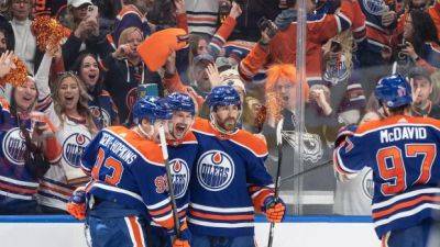 Elias Pettersson - Connor Macdavid - Leon Draisaitl - Evander Kane - Evan Bouchard - Oilers crank up the offence, beat Canucks 5-1 to force Game 7 - cbc.ca