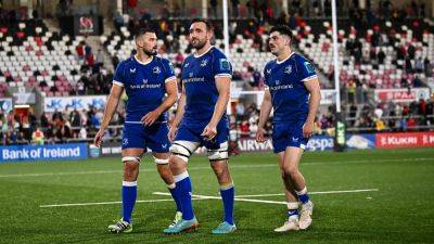 Jacob Stockdale - Leo Cullen - James Ryan - John Cooney - Leinster Rugby - Frustration for Cullen as Leinster slip out of pole position - rte.ie - county Ulster