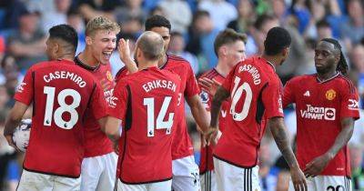 Manchester United might have a tactical rethink for the FA Cup final after beating Brighton