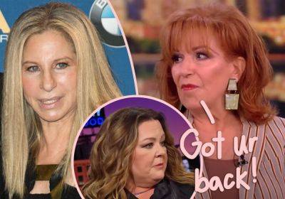 Joy Behar Takes Barbra Streisand's Side In Melissa McCarthy Ozempic Scandal For THIS Unexpected Reason!