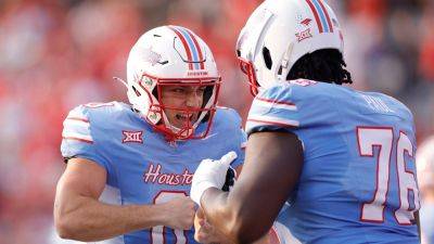 Carmen Mandato - College football team to go forward with Houston-inspired blue unis despite NFL's cease-and-desist: report - foxnews.com - state Texas - county Johnson