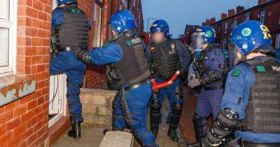 Four arrested as police smash into homes in dawn drugs raids