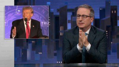 Donald Trump - Barack Obama - ‘Last Week Tonight’s John Oliver Trolls Donald Trump After Claims Of Coming Up With “New Couple Of Words For Corn” - deadline.com - Usa - county George - state Iowa - state New Hampshire
