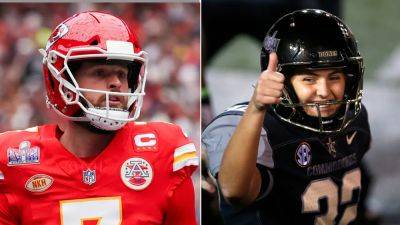Harrison Butker - Columnist calls for Harrison Butker, who helped Chiefs win 3 Super Bowls, to be replaced by female kicker - foxnews.com - San Francisco - state Kansas - county Perry - county Knott