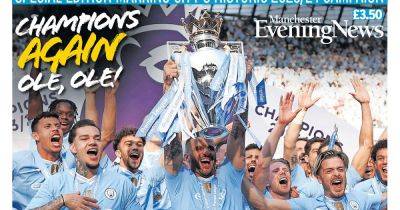 Man City are Premier League champions again - buy your souvenir special