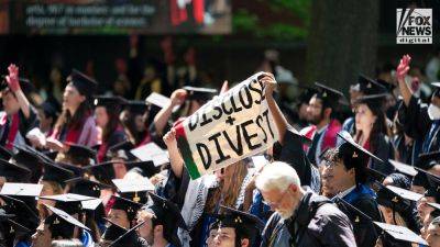 Hundreds of students stage walkout from Yale graduation in anti-Israel protest