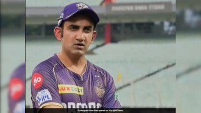 Gautam Gambhir - 'I Did Not Touch Selector's Feet, So Got Rejected': Gautam Gambhir's Mega Reveal On Career - sports.ndtv.com - India