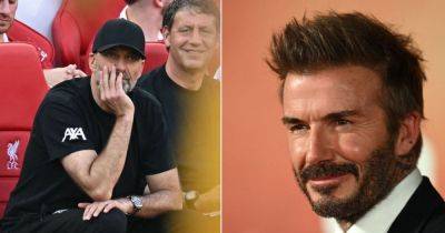 David Beckham risks Manchester United fan backlash with Jurgen Klopp admission