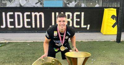 Max Johnston reacts to Sturm Graz gamble that’s paid off big time as he celebrates Austrian league and cup double