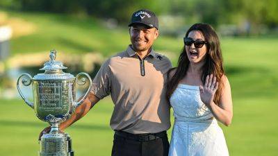 Xander Schauffele - Andy Lyons - Xander Schauffele's wife says she was 'blacking out' while celebrating husband's PGA Championship win - foxnews.com