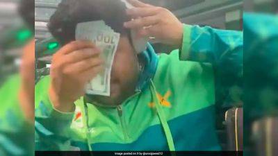 Pakistan Star Azam Khan Wipes Sweat Using Currency Notes, Video Draws Social Media Ire