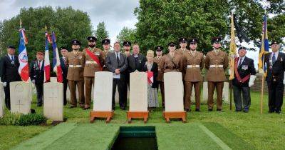 He was killed fighting in France over 100 years ago - but his funeral only took place this week