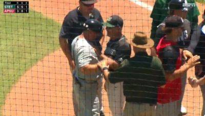 College Baseball Coaches Nearly Come To Blows At Home Plate After Chippy Week