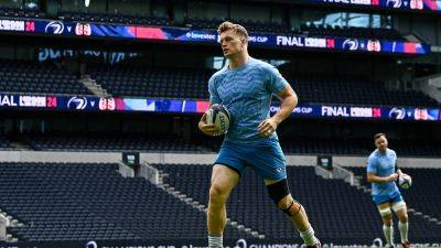Harry Byrne - Leo Cullen - James Ryan - Jason Jenkins - Luke Macgrath - Will Connors - Hugo Keenan - Jimmy Obrien - Ross Molony - Leinster Rugby - Leo Cullen happy with Leinster 'balance' ahead of final - rte.ie