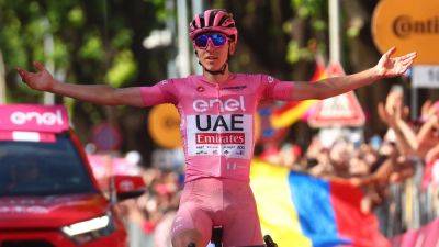Race leader Tadej Pogacar dominates stage 20 at Giro d'Italia