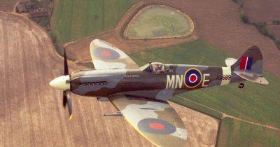 RAF pilot dies in horror Spitfire crash at Battle of Britain event in Lincolnshire