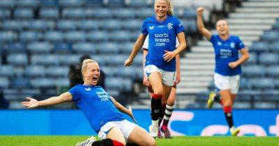 Rangers win Scottish Women’s Cup to seal silverware double and ease title pain as Hearts put to the sword at Hampden