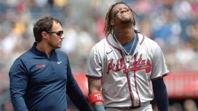 Ronald Acuña-Junior - Braves' Ronald Acuna Jr. leaves game with knee soreness - ESPN - espn.com