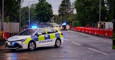 Emergency services block main road amid water rescue mission before man pulled from brook